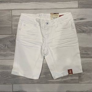 White Arizona Girls Denim Shorts